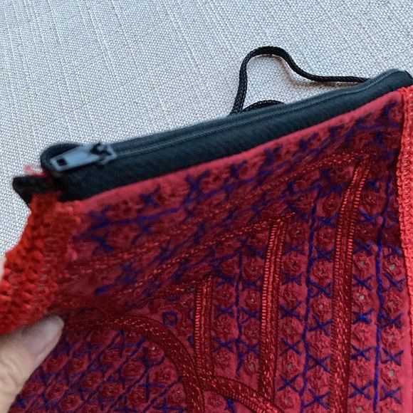 Vintage Bohemian embroidered purse/bag, cross body, Valentines - Picture 4 of 4